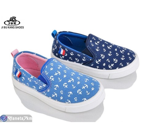 Сліпони дитячі на весну/осінь (12 пар р.22-27) мікс  "Jibukang"