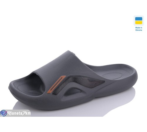 Шлепки чоловічі на літо (8 пар р.41-45) сірий  "Korka"