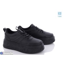 Кросівки жіночі на весну/осінь (8 пар р.36-41) чорний  "Normashoes"