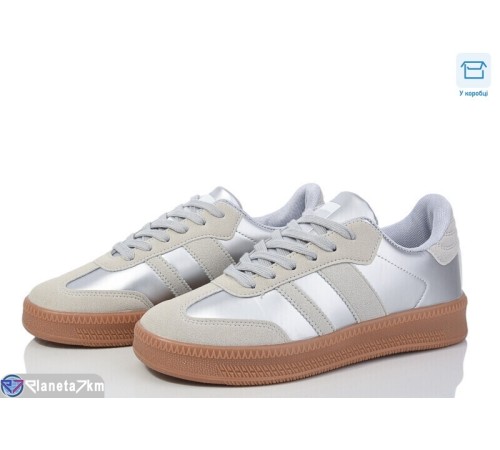 Кросівки жіночі на весну/осінь (8 пар р.36-41) срібний  "Normashoes"