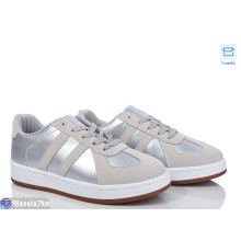 Кросівки жіночі на весну/осінь (8 пар р.36-41) срібний  "Normashoes"