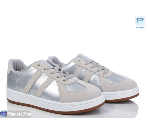 Кросівки жіночі на весну/осінь (8 пар р.36-41) срібний  "Normashoes"