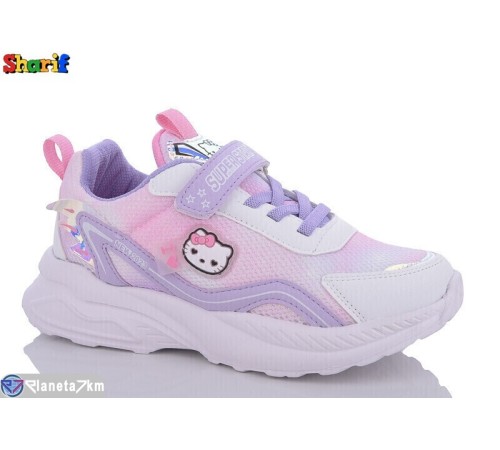 Дитячі кросівки на весну/осінь (8 пар р.31-35) фіолетовий  "Sharif"