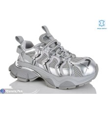 Кросівки жіночі на весну/осінь (6 пар р.36-41) срібний  "TETRAST"