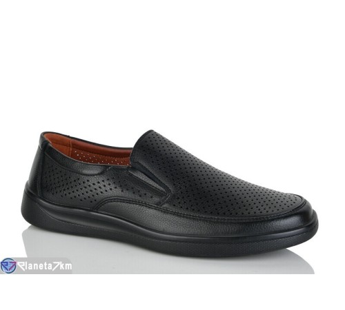 Туфлі чоловічі на літо (8 пар р.40-45) чорний  "MELONI"