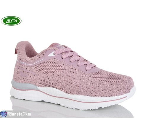 Кросівки жіночі на весну/осінь (8 пар р.36-41) рожевий  "Bayota"