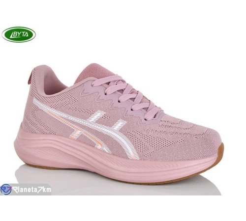 Кросівки жіночі на весну/осінь (8 пар р.36-41) рожевий  "Bayota"