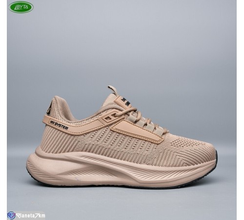 Кросівки жіночі на весну/осінь (8 пар р.36-41) коричневий  "Bayota"