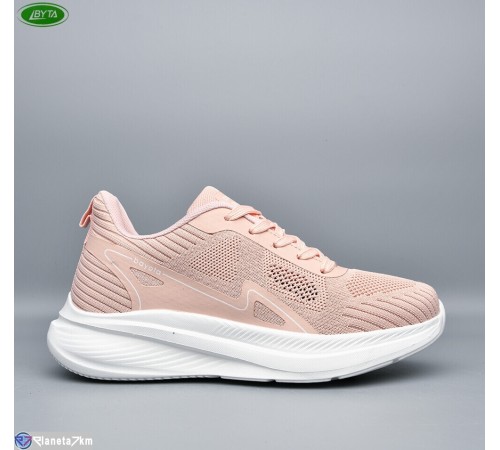 Кросівки жіночі на весну/осінь (8 пар р.36-41) рожевий  "Bayota"