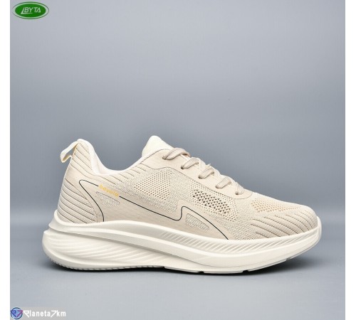 Кросівки жіночі на весну/осінь (8 пар р.36-41) бежевий  "Bayota"