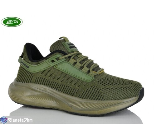 Кросівки чоловічі на весну/осінь (8 пар р.41-45) зелений  "Bayota"