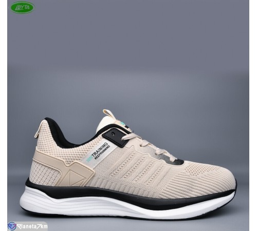 Кросівки чоловічі на весну/осінь (8 пар р.41-45) бежевий  "Bayota"