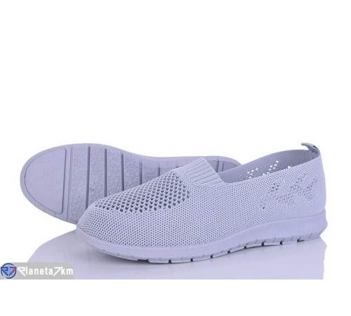 Туфлі жіночі на літо (8 пар р.36-41) сірий  "Dolli"