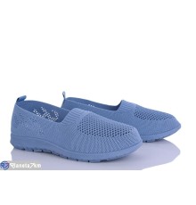 Туфлі жіночі на літо (8 пар р.36-41) синій  "Dolli"