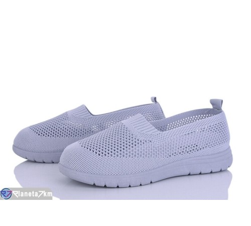 Туфлі жіночі на літо (8 пар р.36-41) сірий  "Dolli"