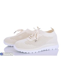 Кросівки жіночі на літо (8 пар р.36-41) бежевий  "Dolli"