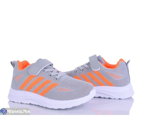 Дитячі кросівки на весну/осінь (8 пар р.32-37) сірий  "Dolli"