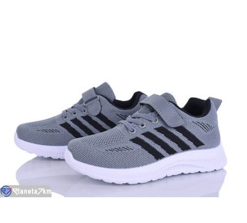 Дитячі кросівки на весну/осінь (8 пар р.32-37) сірий  "Dolli"