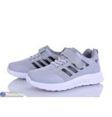 Дитячі кросівки на весну/осінь (8 пар р.32-37) сірий  "Dolli"