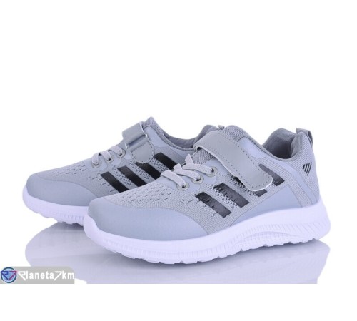 Дитячі кросівки на весну/осінь (8 пар р.32-37) сірий  "Dolli"