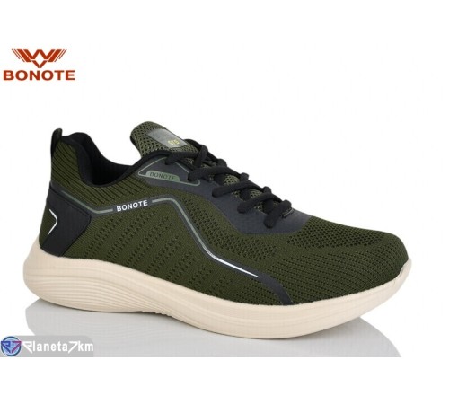 Кросівки чоловічі на весну/осінь (8 пар р.41-46) зелений  "Bonote"