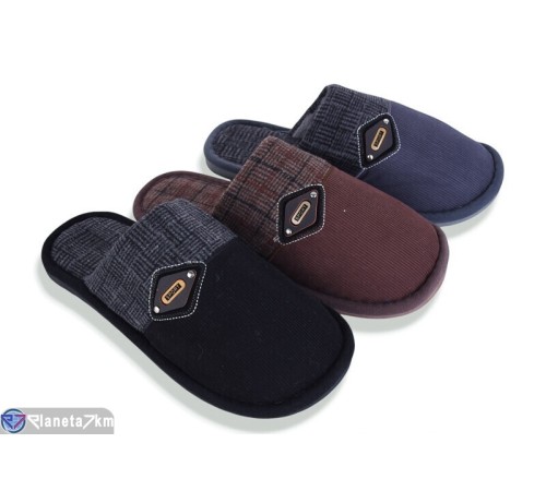 Тапки чоловічі на весну/осінь (12 пар р.41-46) мікс  "ELMA"