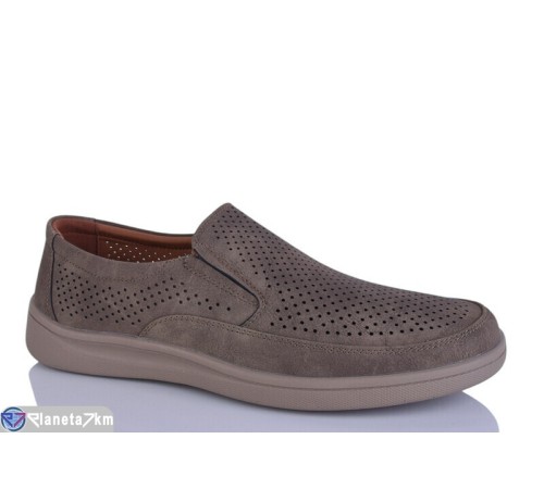 Туфлі чоловічі на літо (8 пар р.40-45) коричневий  "MELONI"