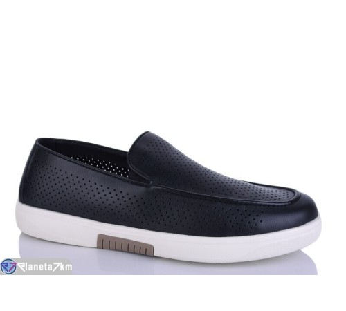 Туфлі чоловічі на літо (8 пар р.40-45) чорний  "MELONI"