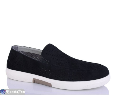 Туфлі чоловічі на літо (8 пар р.40-45) чорний  "MELONI"