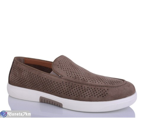 Туфлі чоловічі на літо (8 пар р.40-45) коричневий  "MELONI"
