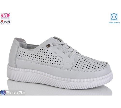 Туфлі жіночі на літо (8 пар р.36-41) сірий  "Gukkcr"