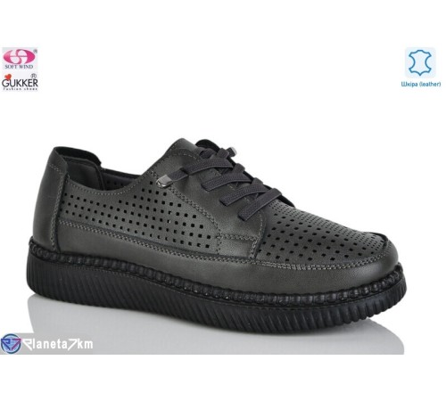 Туфлі жіночі на літо (8 пар р.36-41) сірий  "Gukkcr"