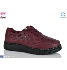 Туфлі жіночі на літо (8 пар р.36-41) бордовий  "Gukkcr"