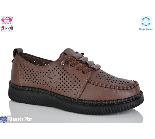 Туфлі жіночі на літо (8 пар р.36-41) коричневий  "Gukkcr"