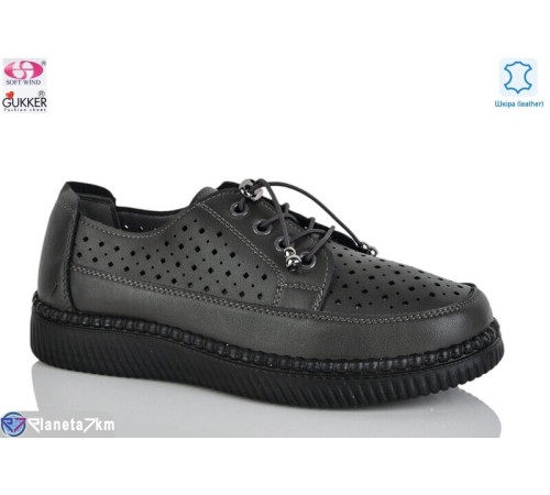 Туфлі жіночі на літо (8 пар р.36-41) сірий  "Gukkcr"