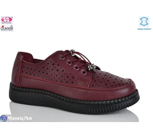 Туфлі жіночі на літо (8 пар р.36-41) бордовий  "Gukkcr"