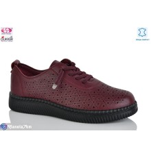 Туфлі жіночі на літо (8 пар р.36-41) бордовий  "Gukkcr"