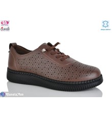 Туфлі жіночі на літо (8 пар р.36-41) коричневий  "Gukkcr"