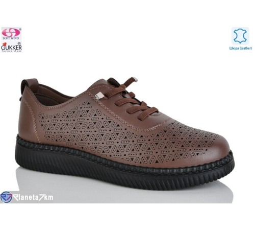 Туфлі жіночі на літо (8 пар р.36-41) коричневий  "Gukkcr"