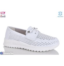 Туфлі жіночі на літо (8 пар р.36-41) білий  "Gukkcr"