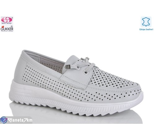 Туфлі жіночі на літо (8 пар р.36-41) сірий  "Gukkcr"