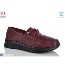 Туфлі жіночі на літо (8 пар р.36-41) бордовий  "Gukkcr"