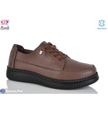 Туфлі жіночі на весну/осінь (8 пар р.36-41) коричневий  "Gukkcr"