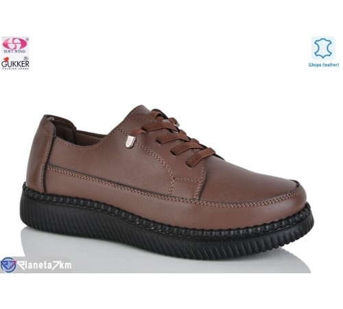 Туфлі жіночі на весну/осінь (8 пар р.36-41) коричневий  "Gukkcr"