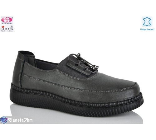 Туфлі жіночі на весну/осінь (8 пар р.36-41) сірий  "Gukkcr"