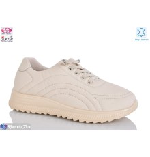 Кросівки жіночі на весну/осінь (8 пар р.36-41) бежевий  "Gukkcr"