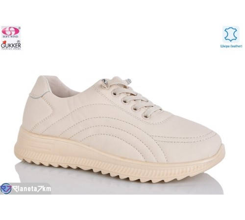 Кросівки жіночі на весну/осінь (8 пар р.36-41) бежевий  "Gukkcr"