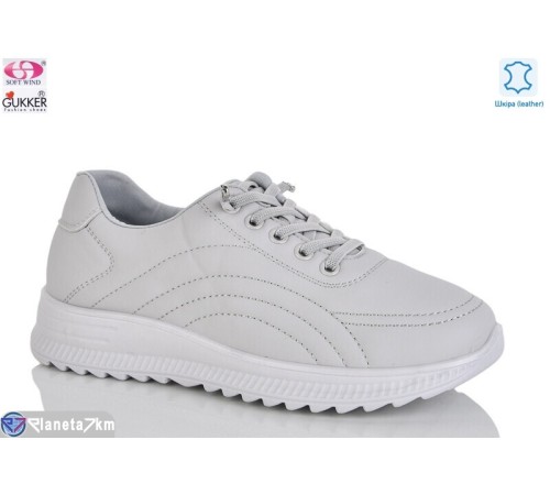 Кросівки жіночі на весну/осінь (8 пар р.36-41) сірий  "Gukkcr"