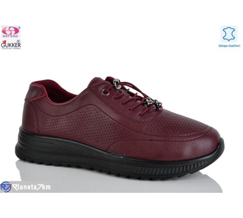 Кросівки жіночі на весну/осінь (8 пар р.36-41) бордовий  "Gukkcr"