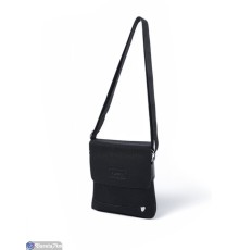Сумка чоловіча 20*17*3 см,  чорний  "Favora"